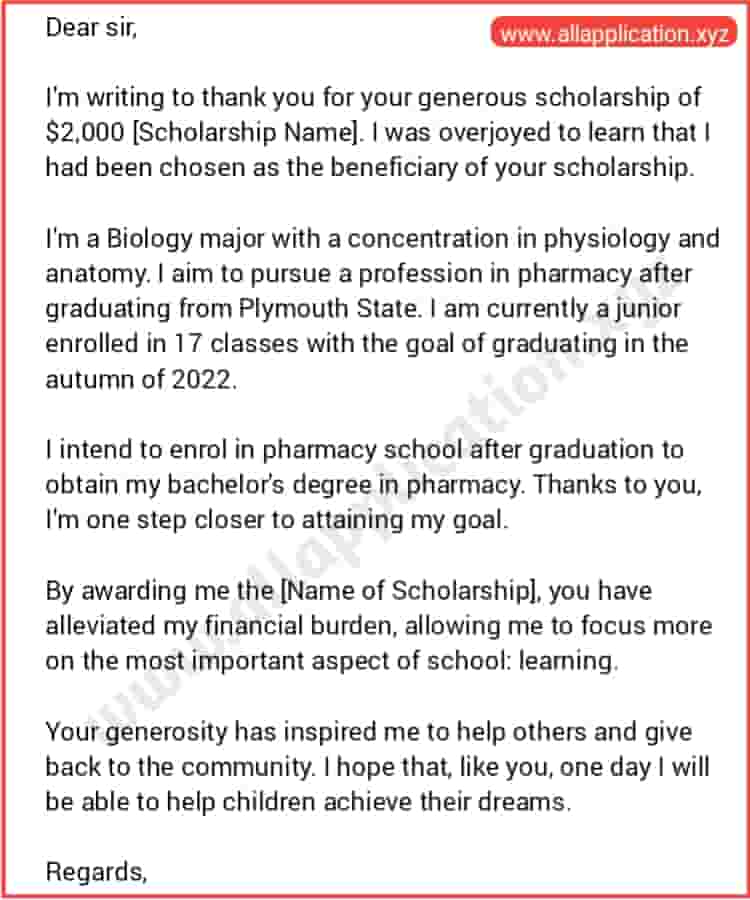 How to Write a Scholarship Thank You Letter (3 Samples)