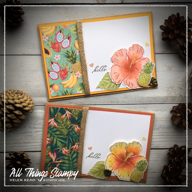 Timeless Tropical Oasis Stampin Up Helen Read Allthingsstampy Memories and More