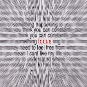 Sometimes focus is difficult.