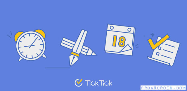  تطبيق TickTick: To-do List Pro v5.0.1 لإدارة المهام للأندرويد مجاناً logo