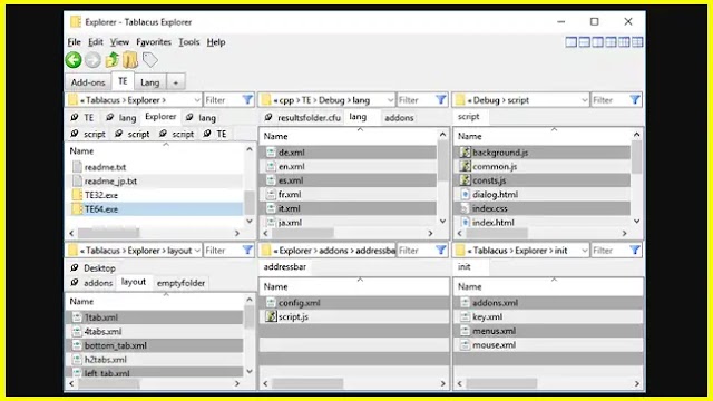 Tablacus Explorer Tabbed File Manager With Add-On: A Windows File Explorer Replacement Free Download