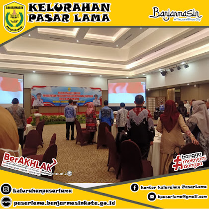 Kasi Pemkemas menghadiri Undangan Sosialisasi dan Koordinasi Program dalam Kegiatan Acara Sosialisasi Percepatan Penghapusan Kemiskinan Ekstrem di Callamus Ballroom Rattan Inn