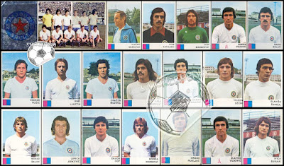 Hajduk Split album sličice Fudbaleri i Timovi 1977/78