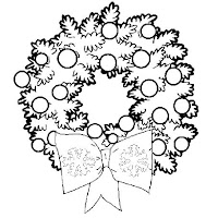 ornamental wreath coloring sheets