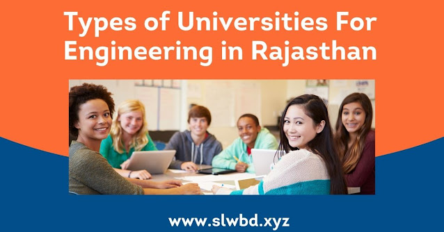 Types of Universities For Engineering in Rajasthan