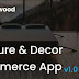 Furniture & Home Decor eCommerce Mobile App UI Design - Brookwood