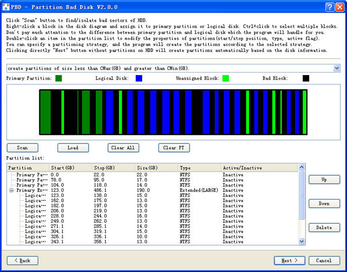 Descargar Partition Bad Disk Español + Serial