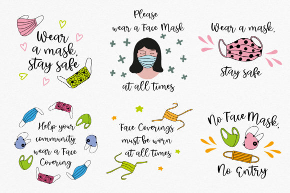 Face Masks Infographics