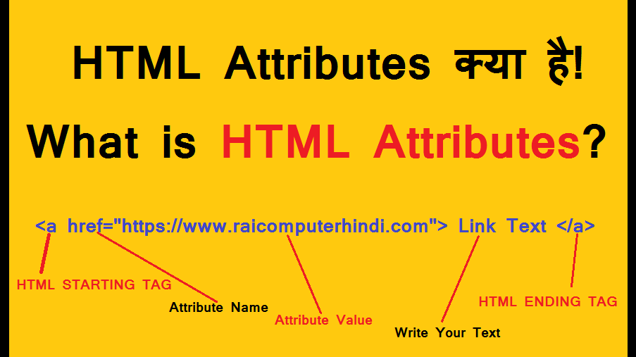 HTML Attributes 