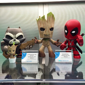 Toy Fair 2015 1st Look: Marvel Super Deluxe Vinyl Figures by Vinyl Sugar & Funko - Rocket Raccoon, Groot & Deadpool