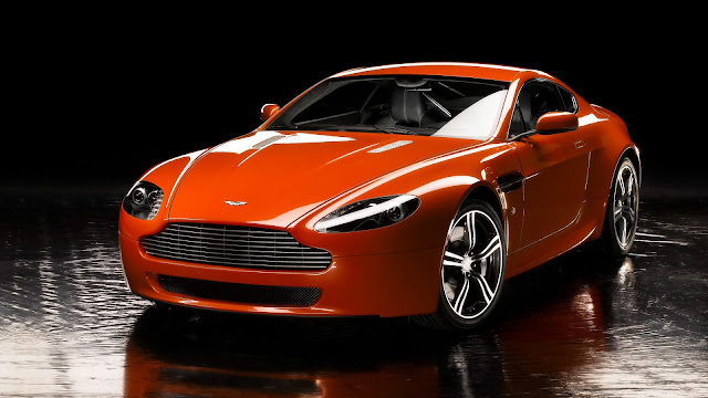 Aston Martin Vantage V8 Orange