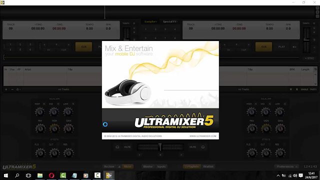 Inicio por primera vez de Ultramixer 5