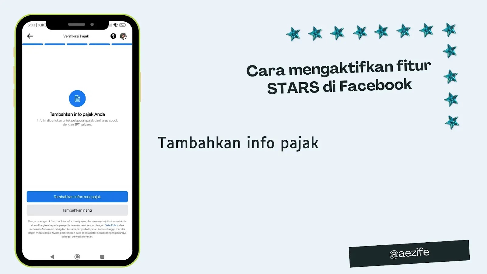 Cara Mengaktifkan Fitur Stars di Facebook