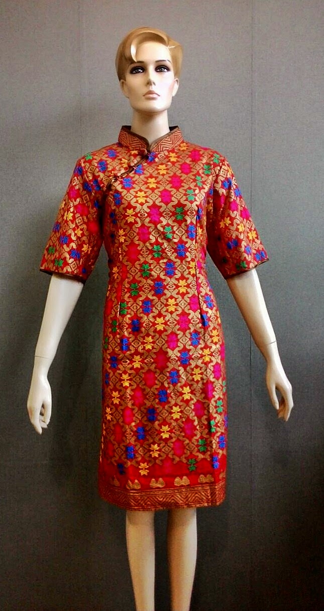  Model  Baju  Batik Dress  Cheongsam Batik Bagoes Solo