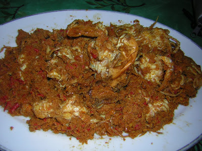 Resep membuat Rendang Kepiting Cabai Rawit