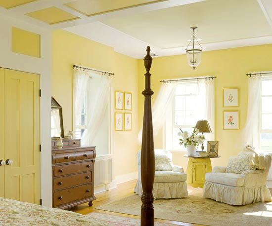 New Home Interior Design: Yellow Bedrooms I Love