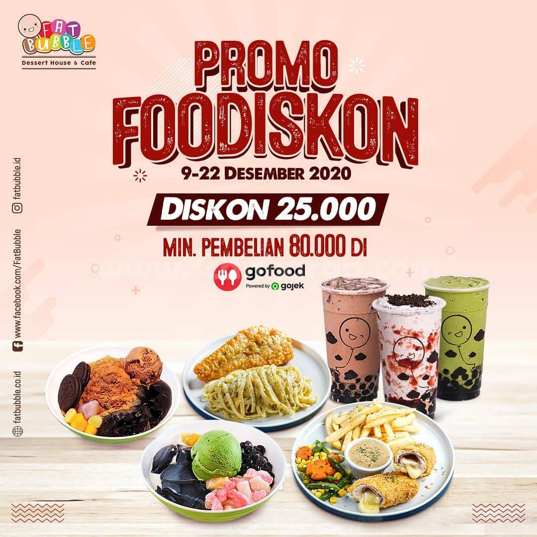 Fat Bubble Promo FooDiskon Rp 25.000 via Gofood