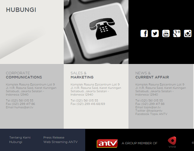 5 Lowongan Kerja ANTV Terbaru 2019