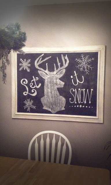 Winter Chalkboard by Handcrafted Occasions