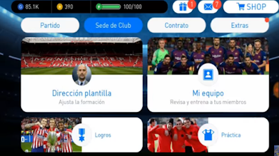  This mod is very good with some cool updates like  Download PES 2018 Mobile UEFA Edition Champions League