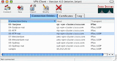 Using Cisco VPN Client for Mac OS X Lion