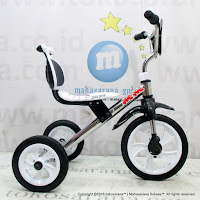 Yoe Yoe CP-S Chrome Pernekel Sandaran BMX Tricycle