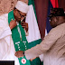 President Buhari coronated as Grand Patron Red Cross Nigeria. 