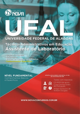 www.novaconcursos.com.br/apostila/impressa/ufal-universidade-federal-do-alagoas/ufal-assistente-de-laboratorio?acc=37693cfc748049e45d87b8c7d8b9aacd