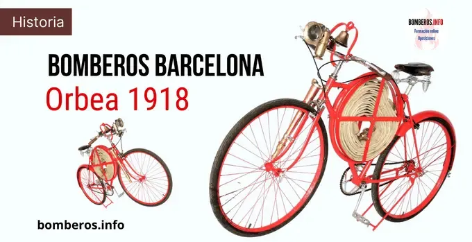 Bicicleta de bomberos Orbea 1918