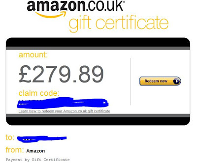 WTS Amazon Gift Card - AGC UK Hasil Affiliasi