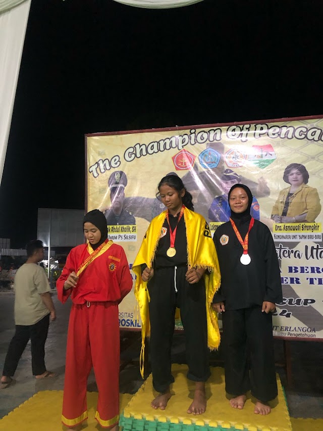 IKUTI KEJUARAAN OPEN TURNAMEN PENCAK SILAT YAPIM SILSIFU CUP I, BRIPKA SUFRI HELMI CETAK PENDEKAR WANITA BARU