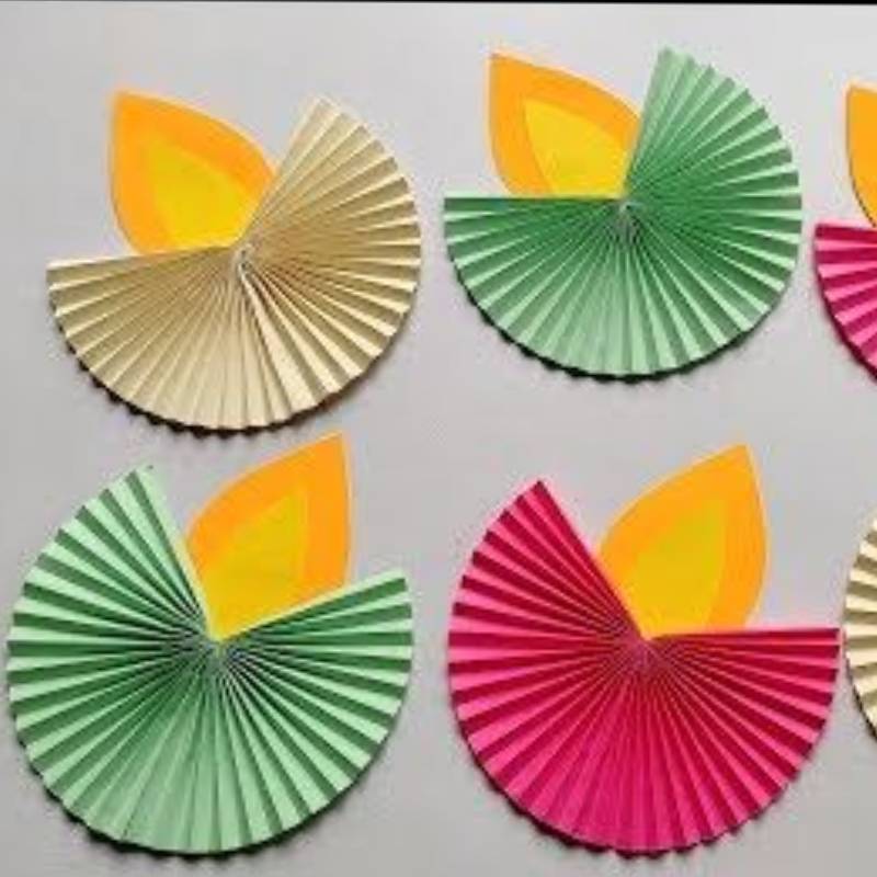 Easy Diwali Diya Decoration with Paper