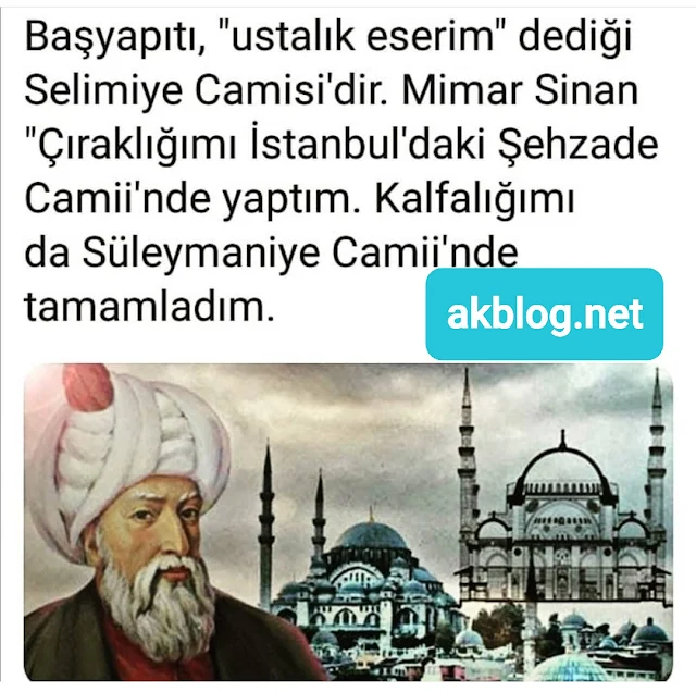 Mimar Sinan'ın Eserleri