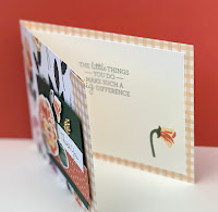 2 Stampin' Up! Pansy Patch Designer Paper Card + Video Tutorial ~ www.juliedavison.com #stampinup