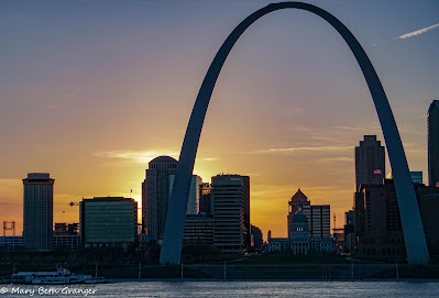 St. Louis Arch at Sunset photo by mbgphoto