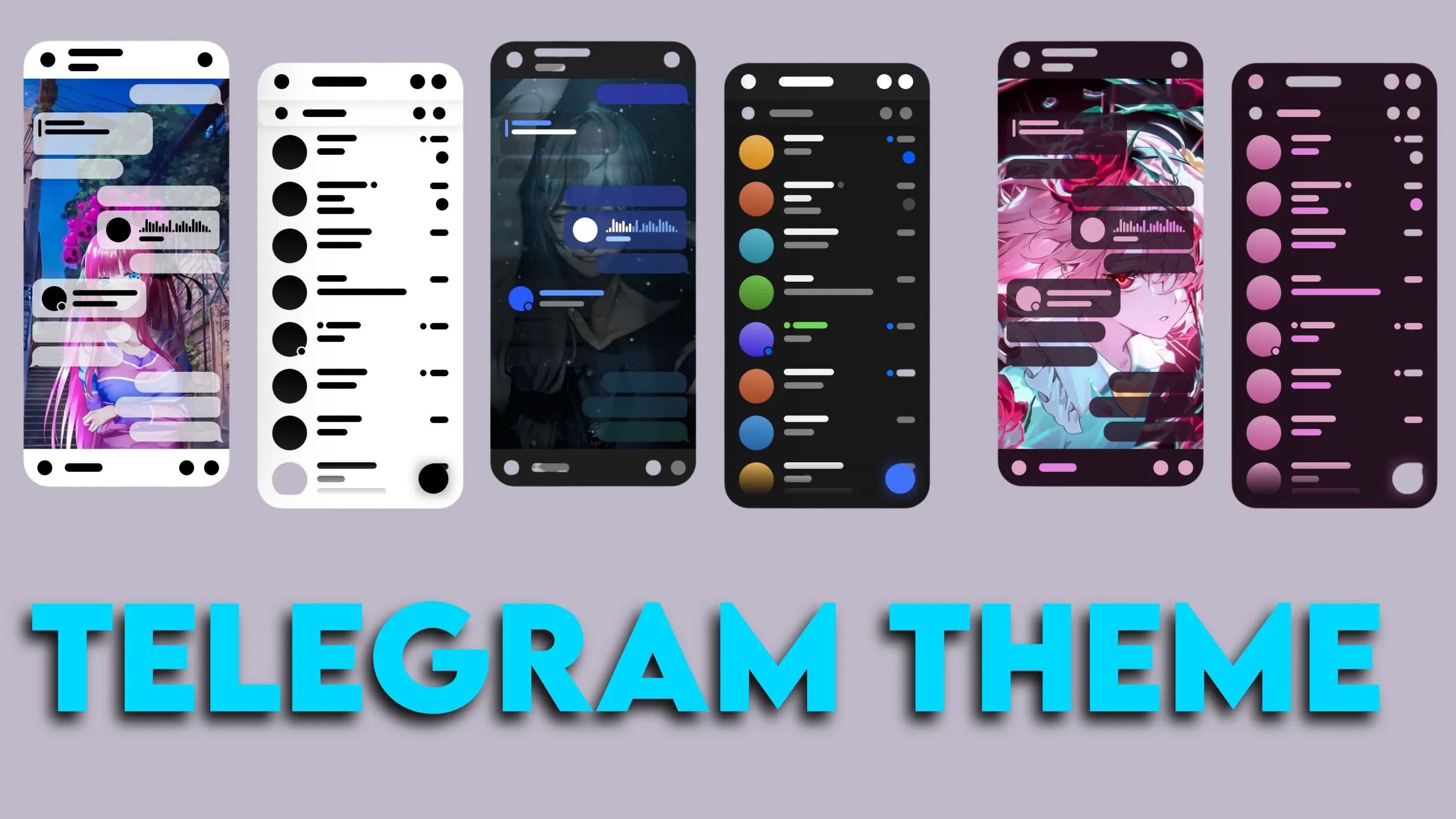 100+ telegram custom theme free download