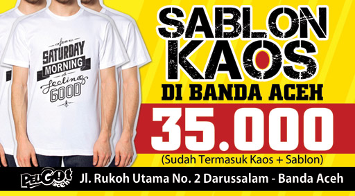  Sablon  Kaos Murah di Banda  Aceh  Spesialis Sablon  Kaos di 