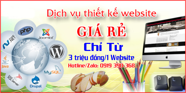 Thiết Kế Website Giá Rẻ Bán Hàng Tại Bình Dương