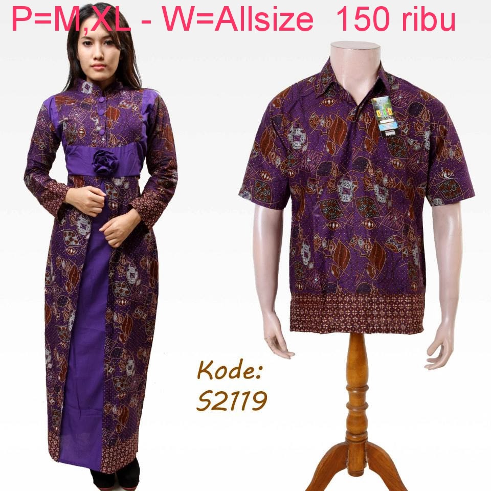  Baju  Batik  Pasangan Suami  Istri  Model Baju  Batik 