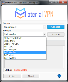 Material Vpn for PC Screenshot 1