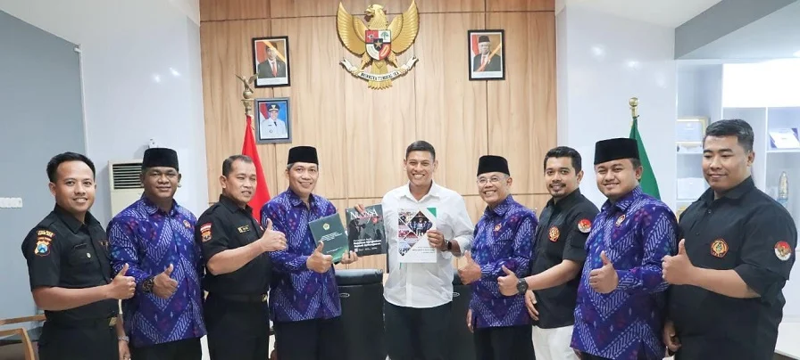 LDII, Senkom Mitra Polri dan Persinas Asad Berkunjung ke Balai Kota Kediri, Simak Pesan Walikota Abdullah kepada 3 Organisasi ini