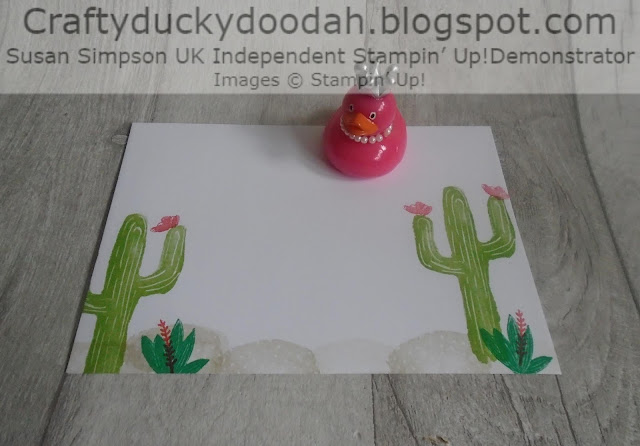 #JOSTTT005, Birthday Fiesta, Craftyduckydoodah!, Floweriung Desert, Rectangular Box Card Tutorial, Stampin' Up! UK Independent  Demonstrator Susan Simpson, Supplies available 24/7 from my online store, 