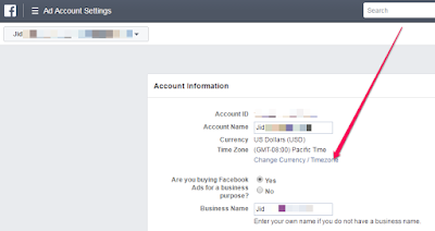 change facebook ads currency from dollars