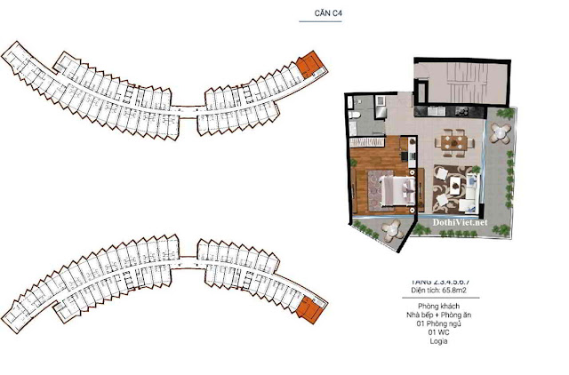 Du an Grand World can 65,8 m2