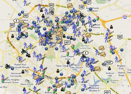SpotCrime is now mapping Lexington the second largest city in Kentucky