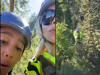 Kim Kardashian and North West Have a Mother-Daughter Ziplining Day