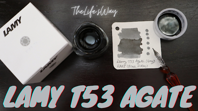 Stationery Review 3: Lamy T53 Crystal Ink - Agate (Grey) 30ml Bottle