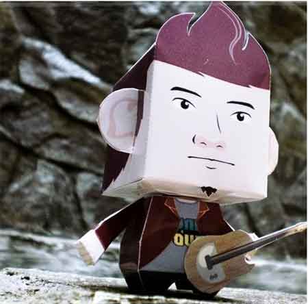 Mr Chokie Paper Toy