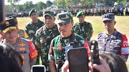Pangdam XIII/MDK Pimpin Apel Gelar Pasukan Kunker RI 1 Wilayah Sulteng