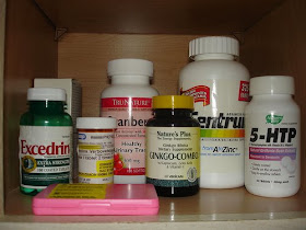 medicine cabinet contents